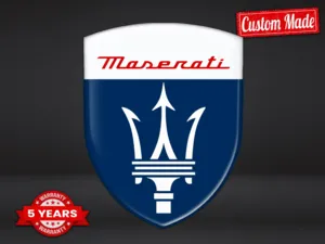 Maserati Stampa Adesivi Logo Edizione Premium Regolabili
